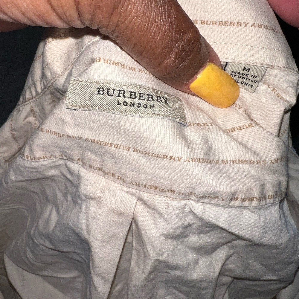Authentic Burberry Button Down Shirt - image 2